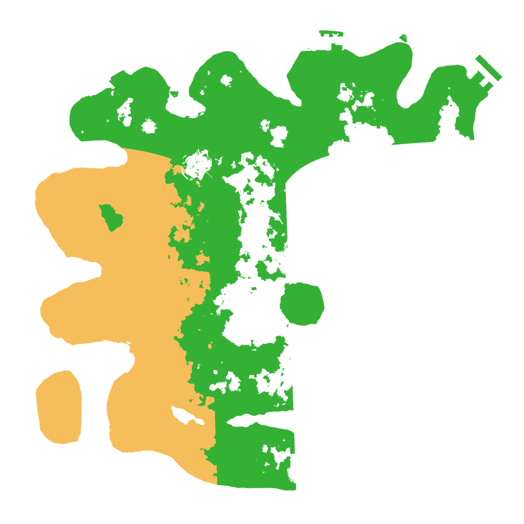 Biome Rust Map: Procedural Map, Size: 3300, Seed: 1173608218