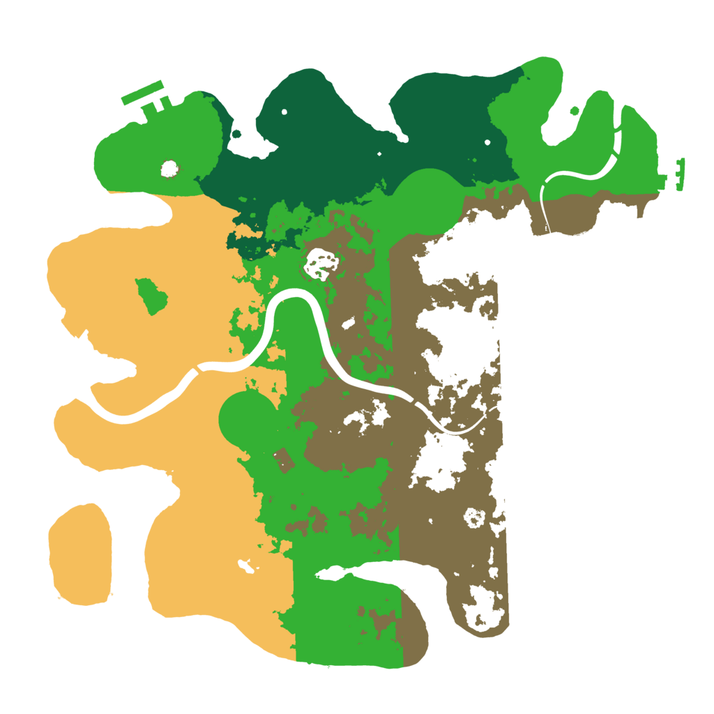 Biome Rust Map: Procedural Map, Size: 3300, Seed: 1173608218