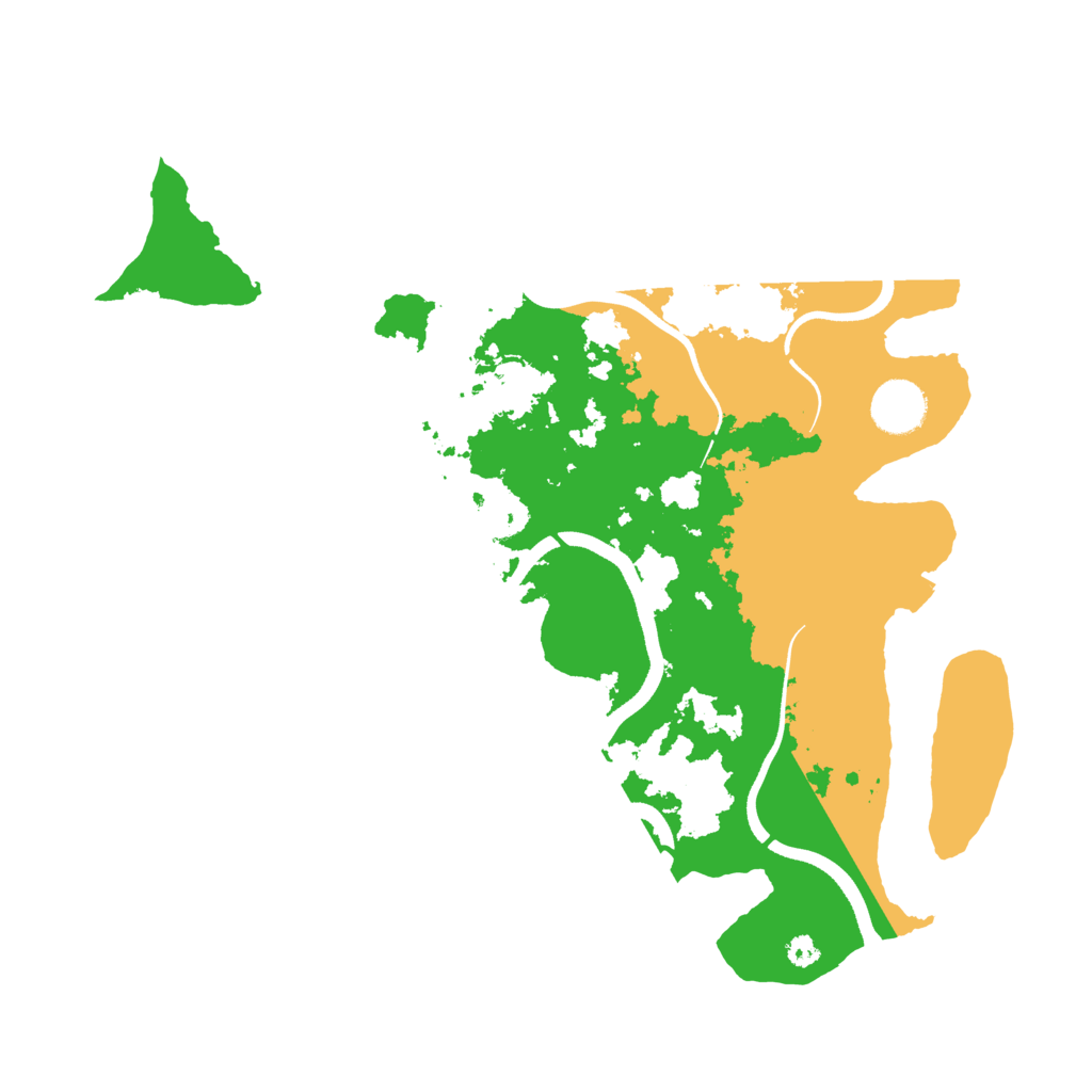 Biome Rust Map: Procedural Map, Size: 3500, Seed: 1000073475