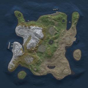 Thumbnail Rust Map: Procedural Map, Size: 2750, Seed: 6978, 11 Monuments