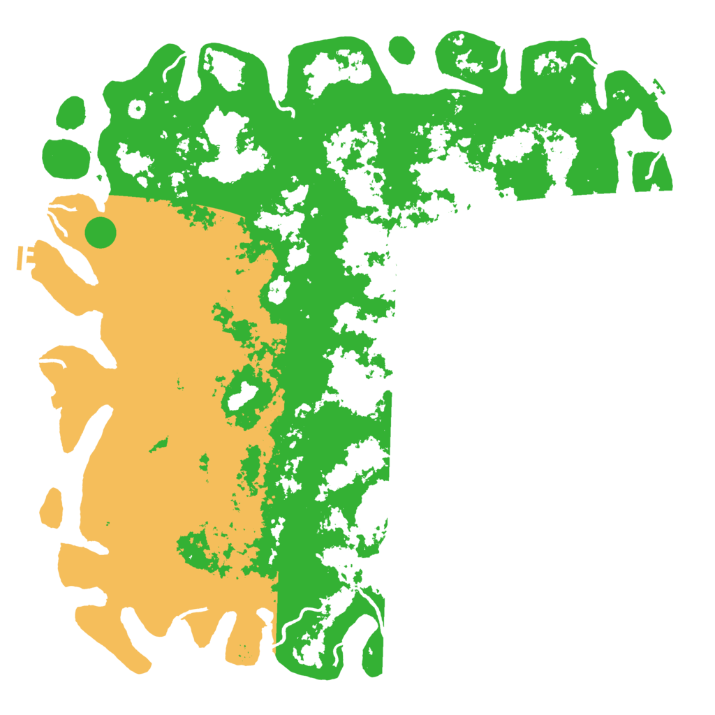 Biome Rust Map: Procedural Map, Size: 6000, Seed: 7201984