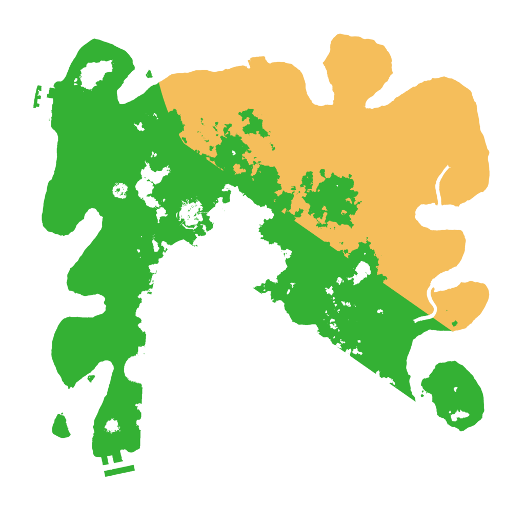 Biome Rust Map: Procedural Map, Size: 3500, Seed: 1020793929