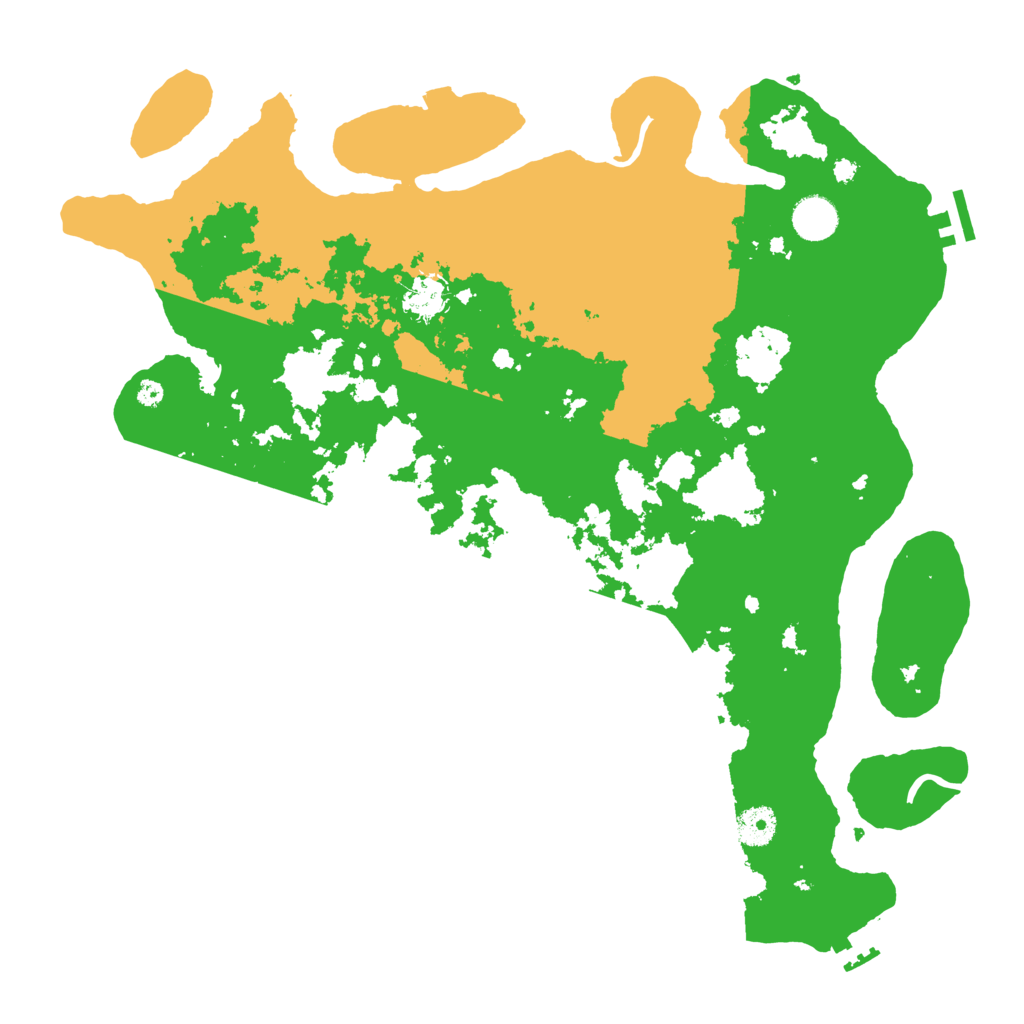 Biome Rust Map: Procedural Map, Size: 4000, Seed: 94332
