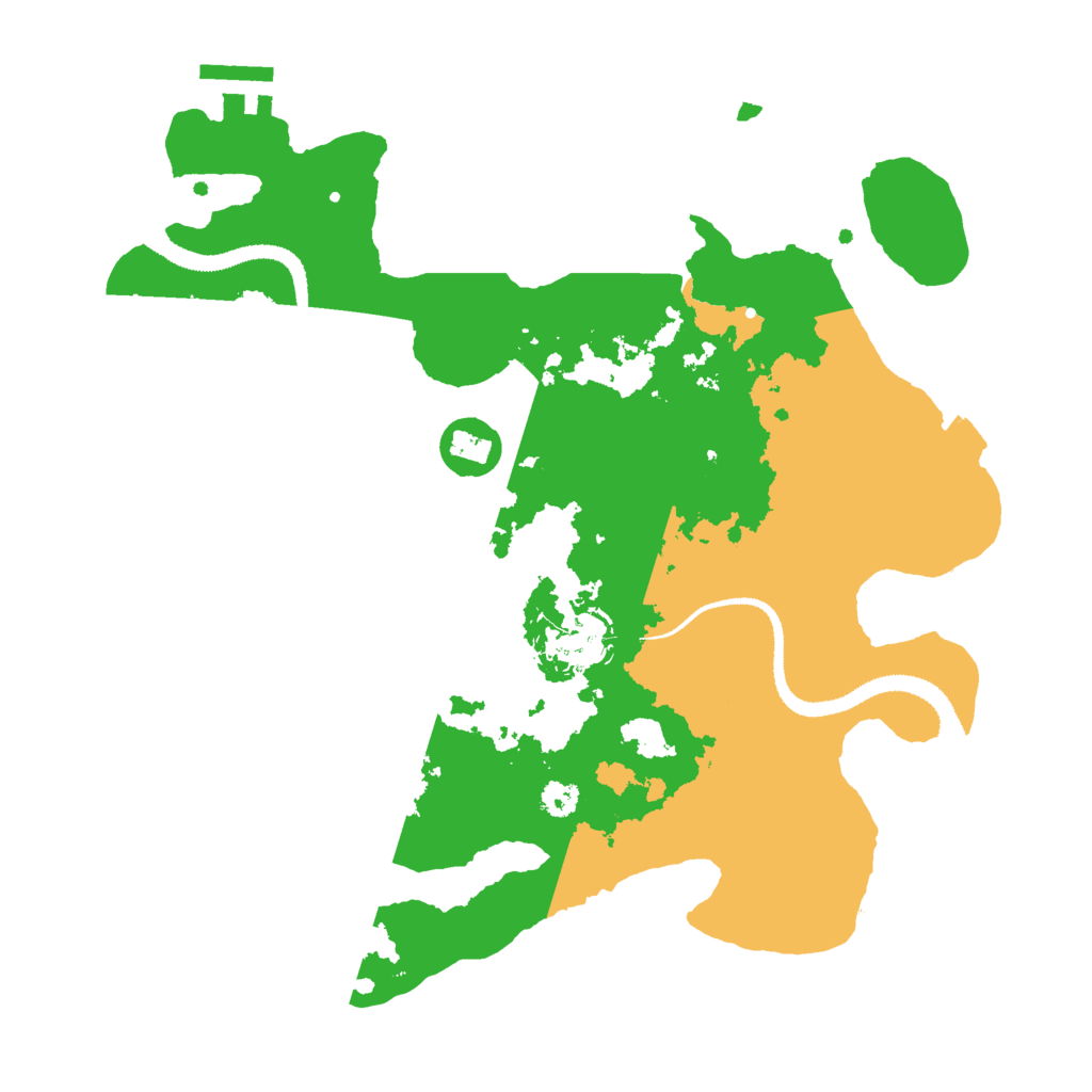 Biome Rust Map: Procedural Map, Size: 3000, Seed: 1226252240