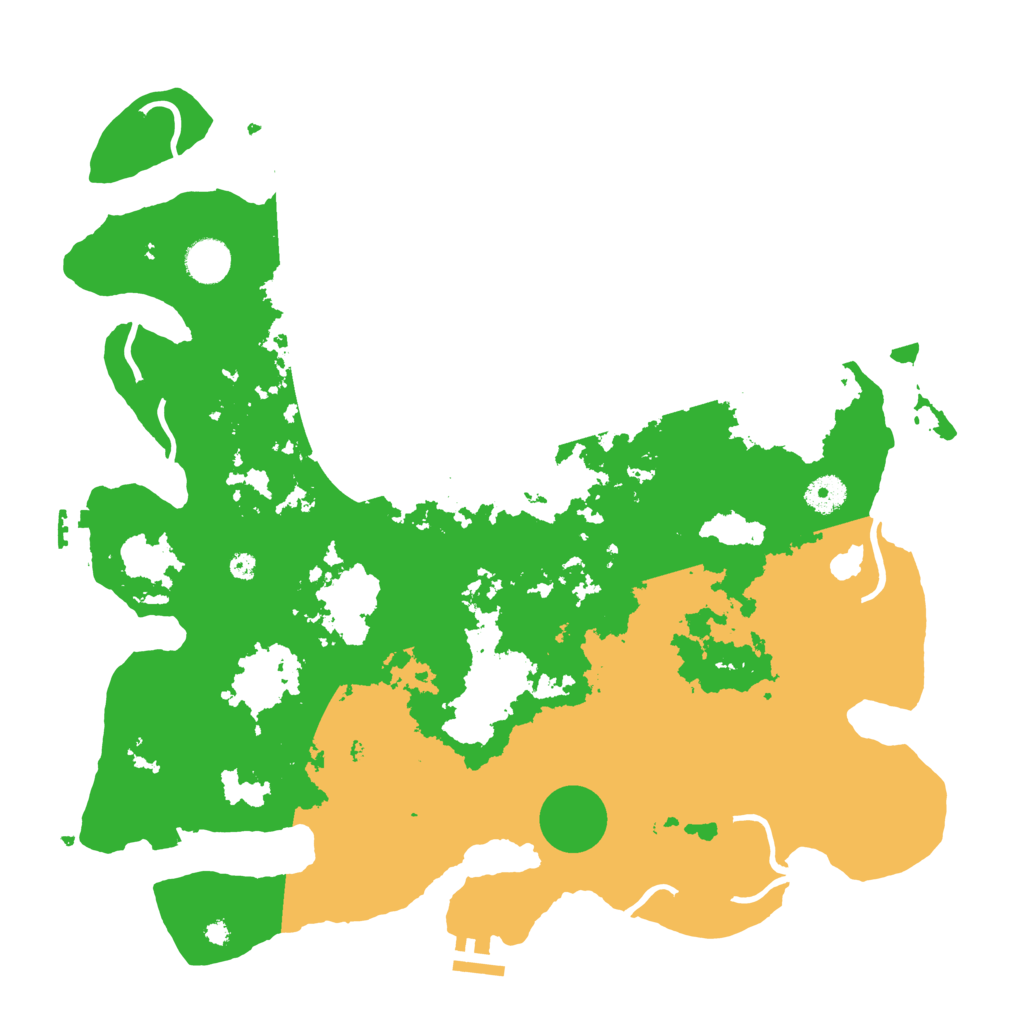 Biome Rust Map: Procedural Map, Size: 4000, Seed: 182946