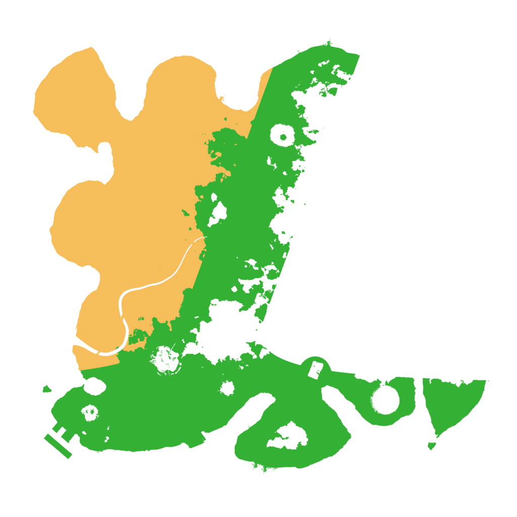 Biome Rust Map: Procedural Map, Size: 3250, Seed: 150818711