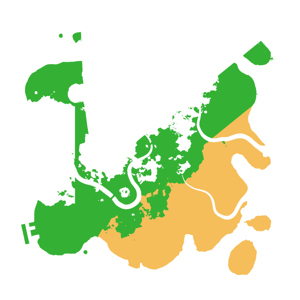 Biome Rust Map: Procedural Map, Size: 3000, Seed: 1683120960