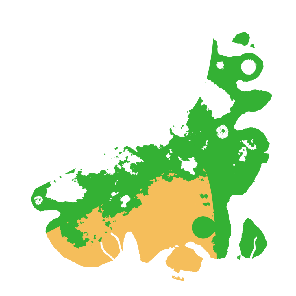 Biome Rust Map: Procedural Map, Size: 3500, Seed: 422342650