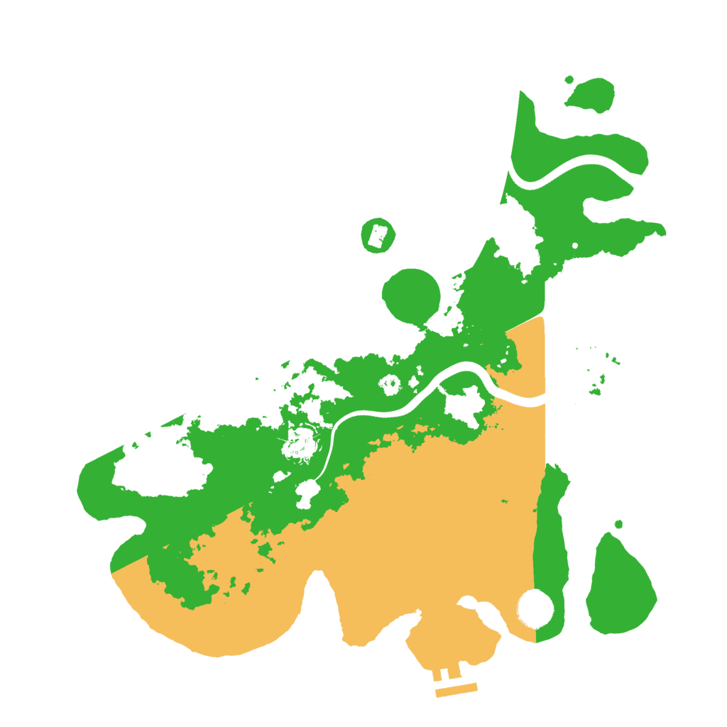 Biome Rust Map: Procedural Map, Size: 3500, Seed: 422342650