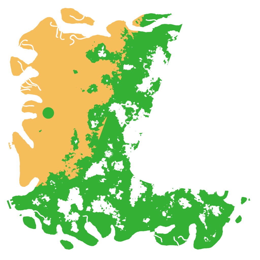 Biome Rust Map: Procedural Map, Size: 6000, Seed: 32132