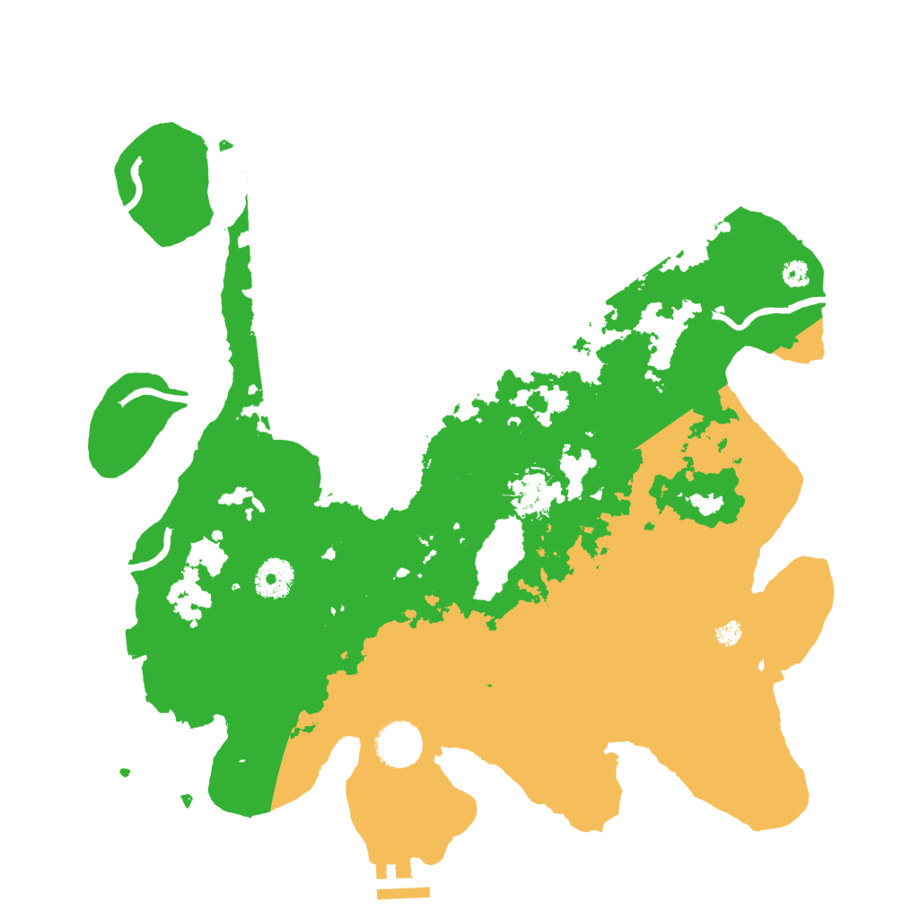 Biome Rust Map: Procedural Map, Size: 3500, Seed: 1668745