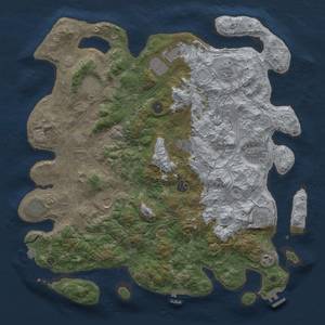 Thumbnail Rust Map: Procedural Map, Size: 4520, Seed: 804802009, 19 Monuments