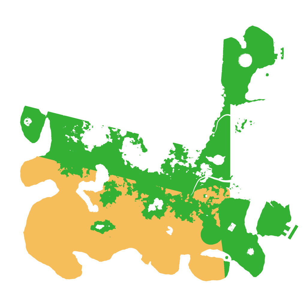 Biome Rust Map: Procedural Map, Size: 4000, Seed: 615435549