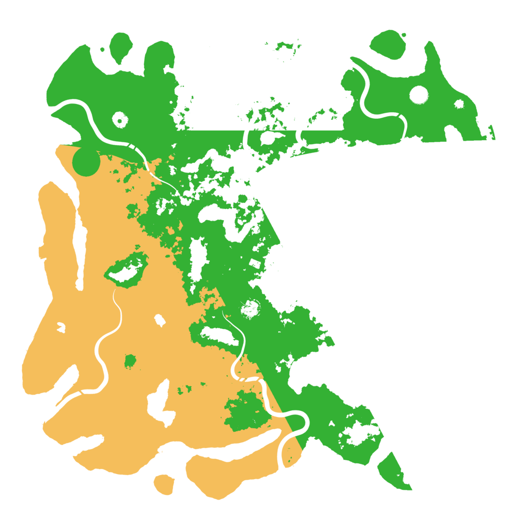 Biome Rust Map: Procedural Map, Size: 5000, Seed: 712365