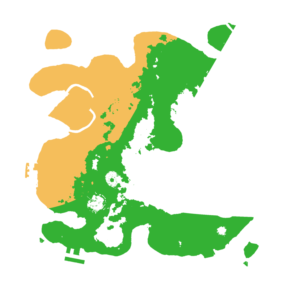 Biome Rust Map: Procedural Map, Size: 3000, Seed: 5437268