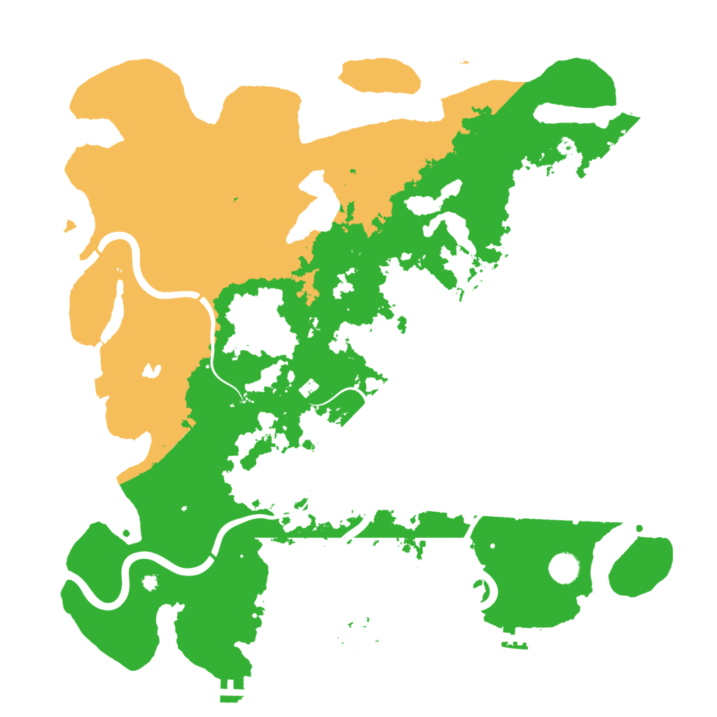 Biome Rust Map: Procedural Map, Size: 4120, Seed: 44287