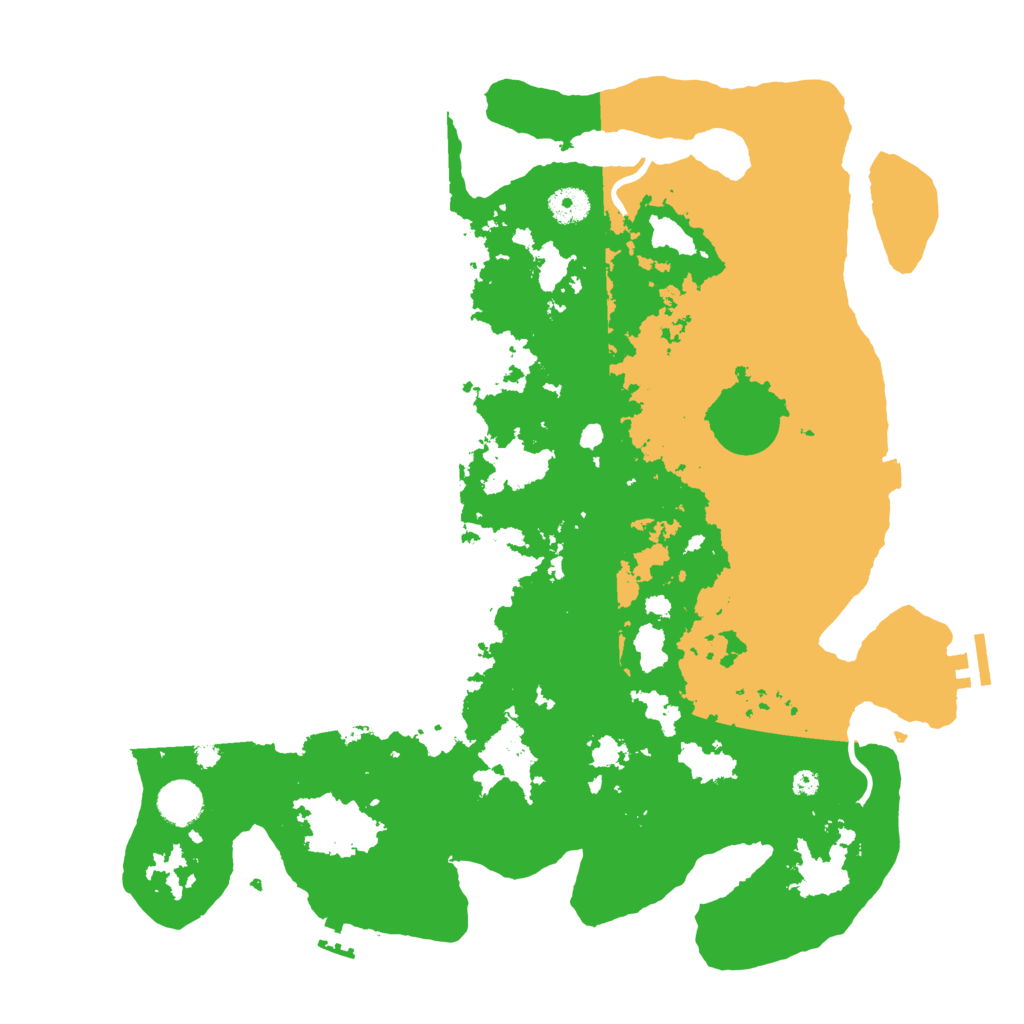 Biome Rust Map: Procedural Map, Size: 4000, Seed: 64870018