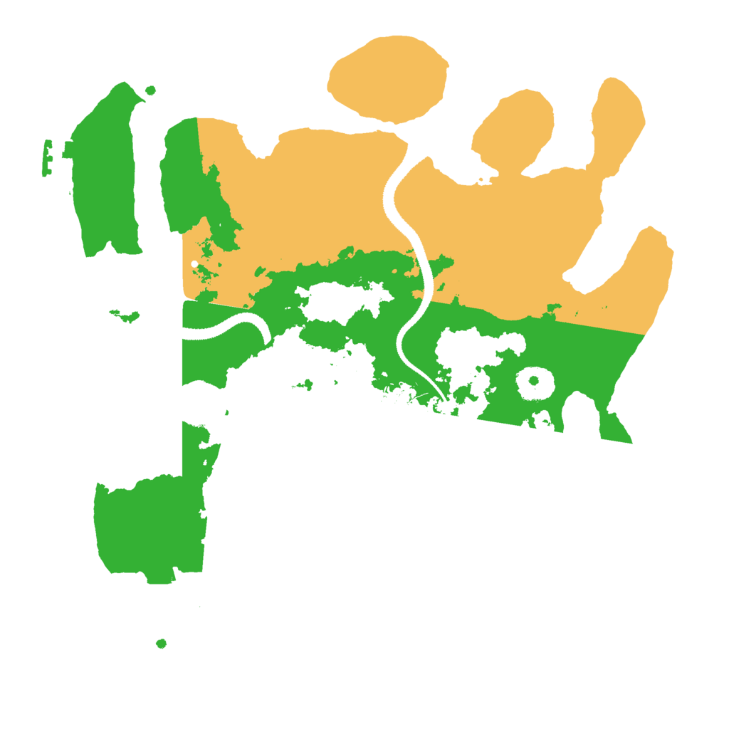 Biome Rust Map: Procedural Map, Size: 3000, Seed: 1101349428