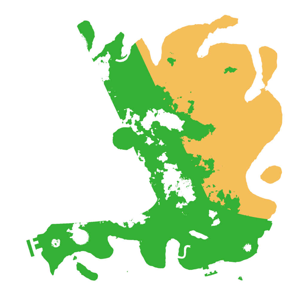 Biome Rust Map: Procedural Map, Size: 3600, Seed: 8012