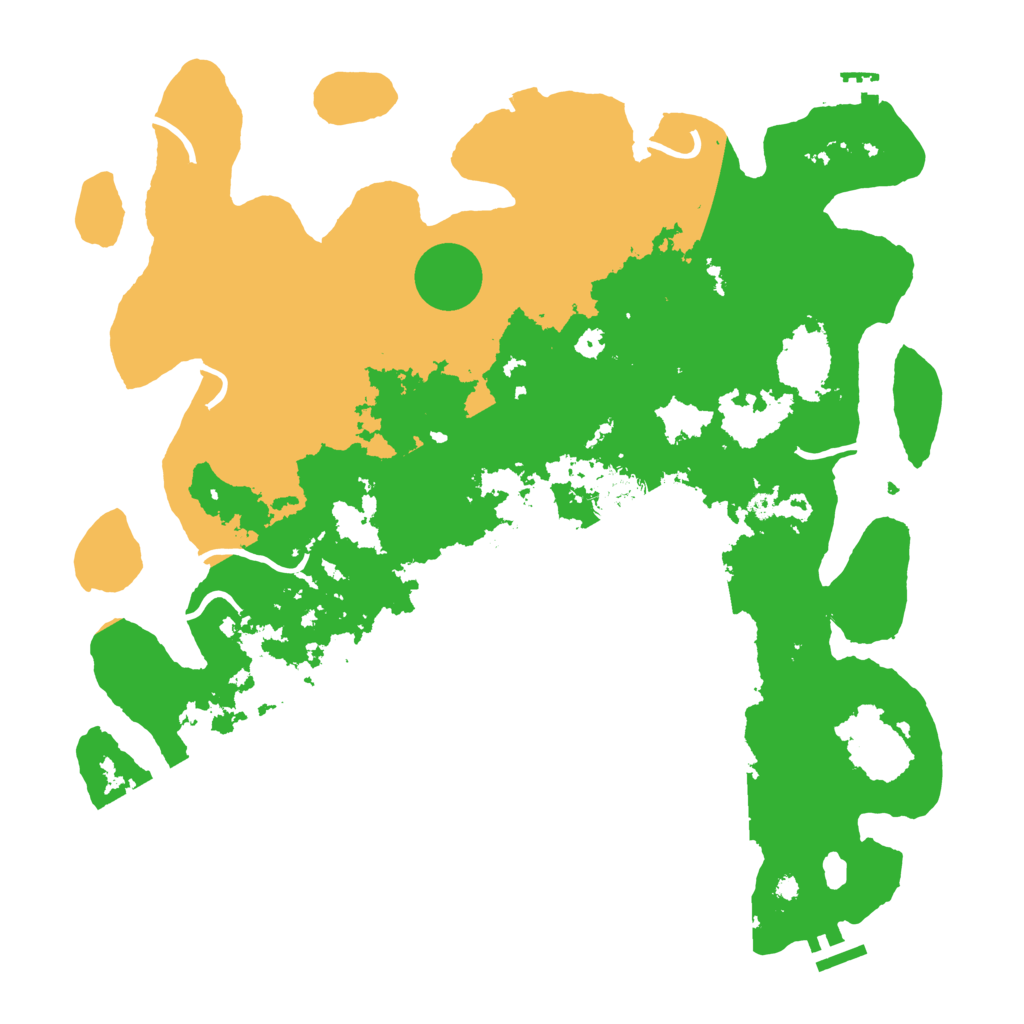 Biome Rust Map: Procedural Map, Size: 4000, Seed: 4099