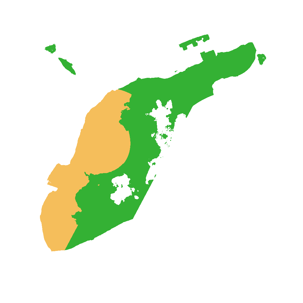 Biome Rust Map: Procedural Map, Size: 1500, Seed: 204183811