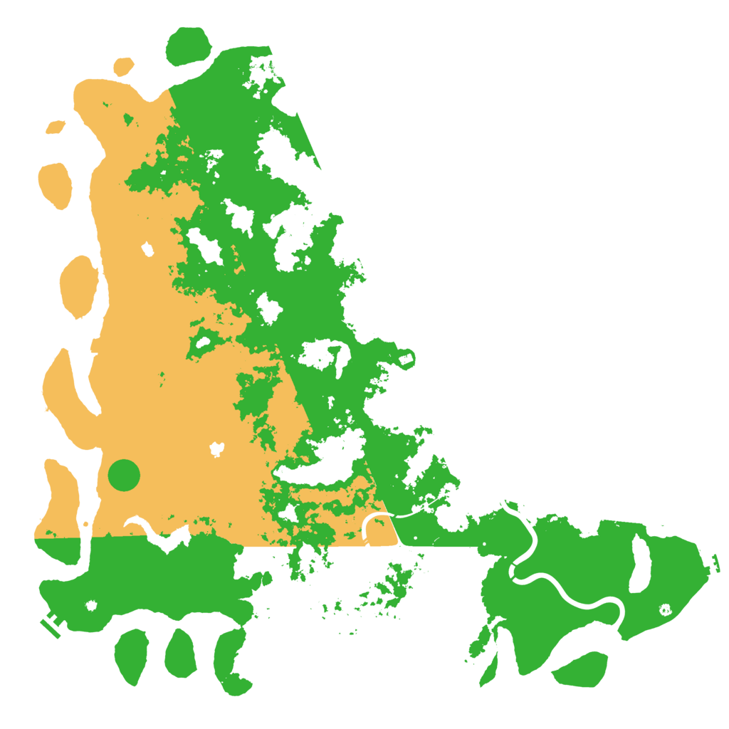 Biome Rust Map: Procedural Map, Size: 6000, Seed: 602143440