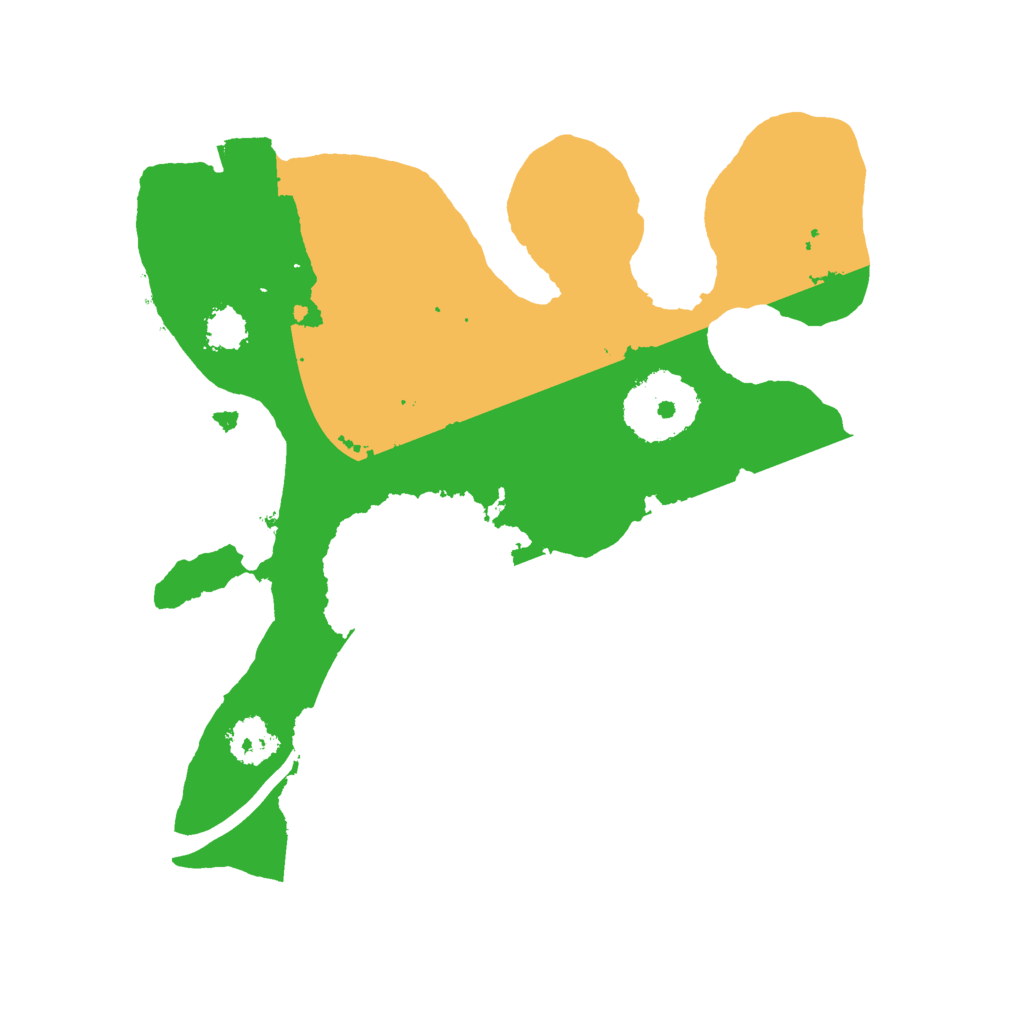 Biome Rust Map: Procedural Map, Size: 2200, Seed: 923547