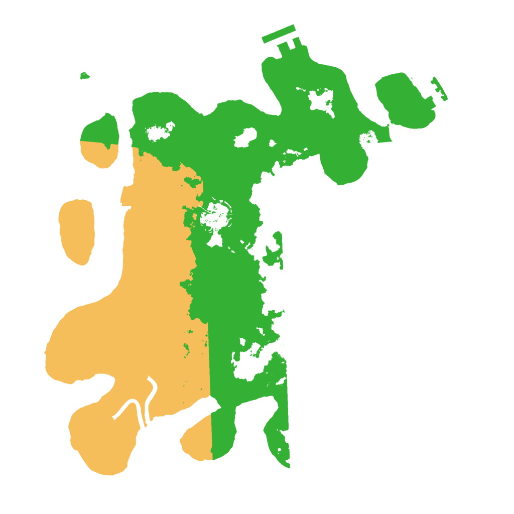 Biome Rust Map: Procedural Map, Size: 3000, Seed: 98335