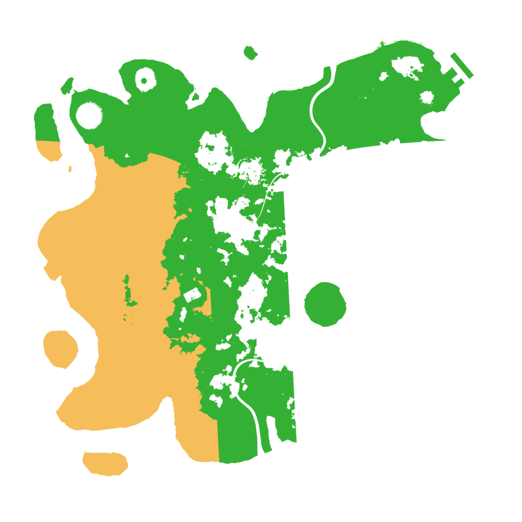 Biome Rust Map: Procedural Map, Size: 3500, Seed: 1854126776