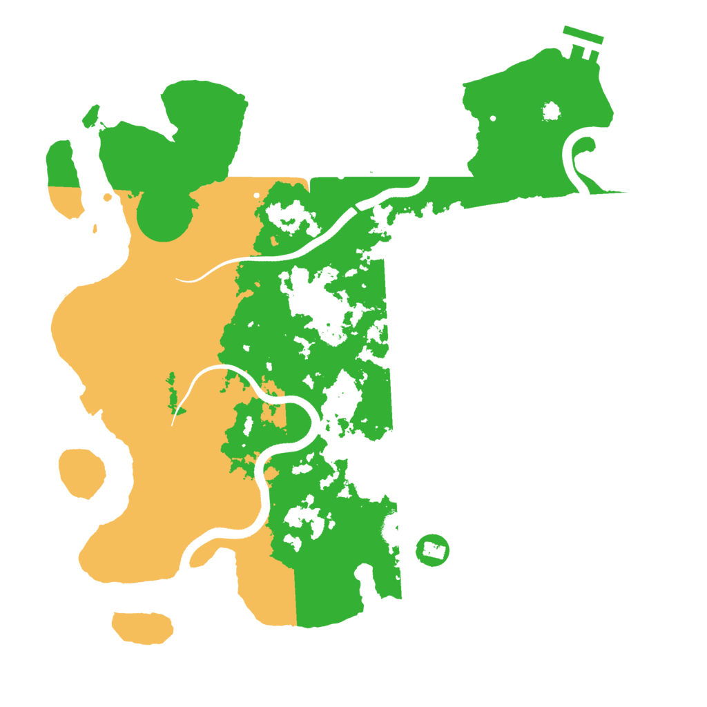 Biome Rust Map: Procedural Map, Size: 3500, Seed: 1854126776