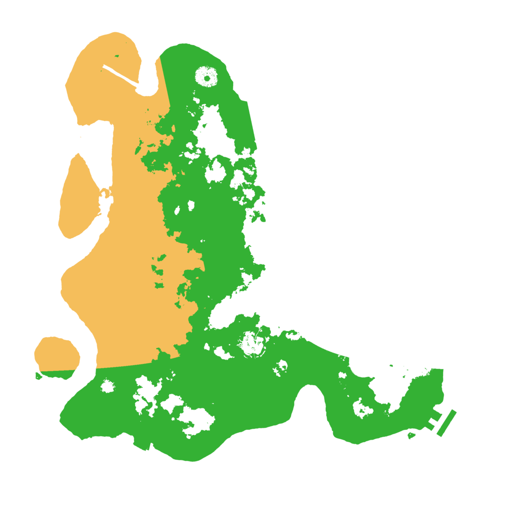 Biome Rust Map: Procedural Map, Size: 3500, Seed: 1133392835