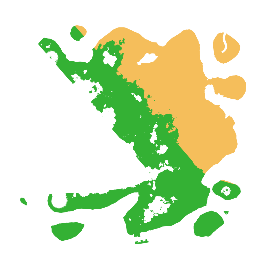 Biome Rust Map: Procedural Map, Size: 3000, Seed: 57945