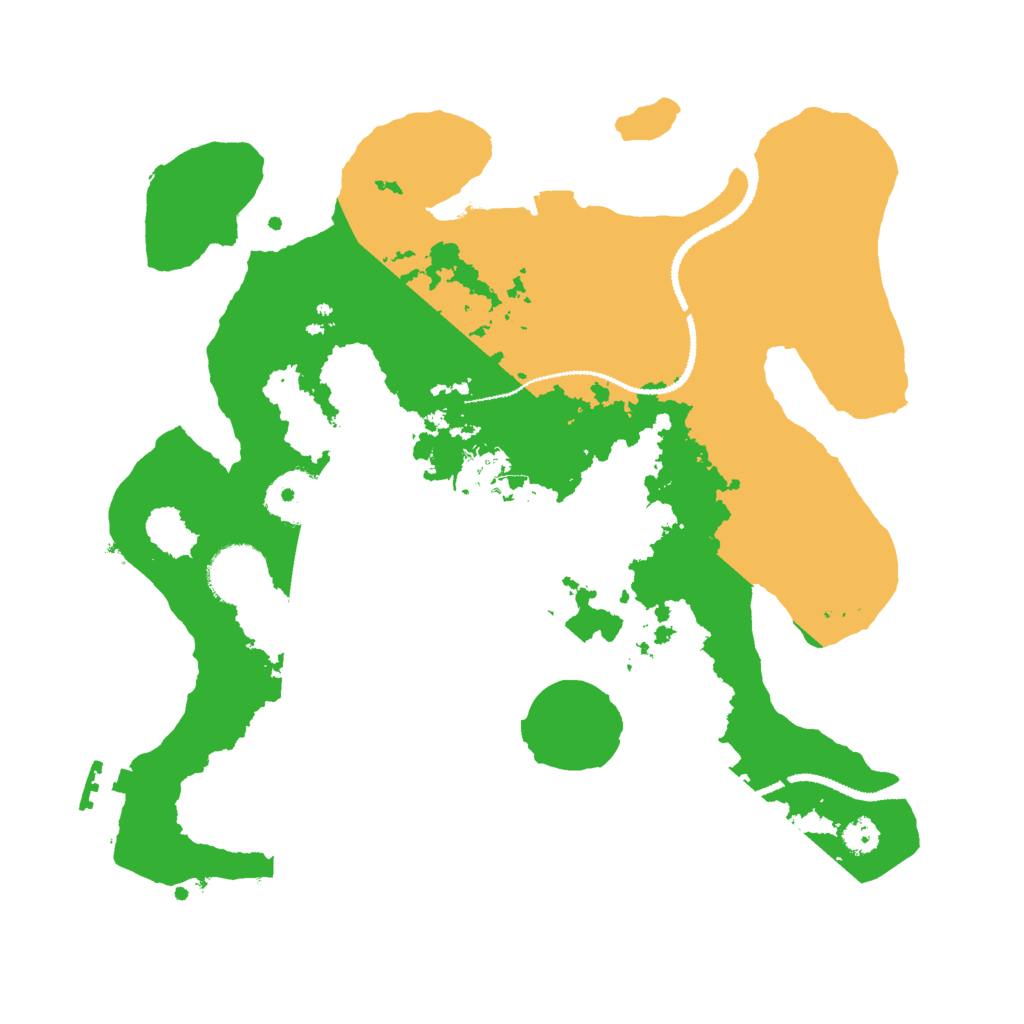 Biome Rust Map: Procedural Map, Size: 3000, Seed: 4749