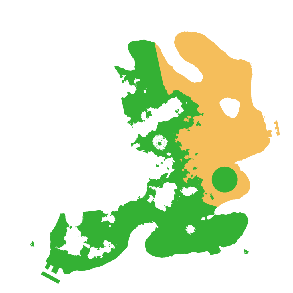 Biome Rust Map: Procedural Map, Size: 3000, Seed: 28599