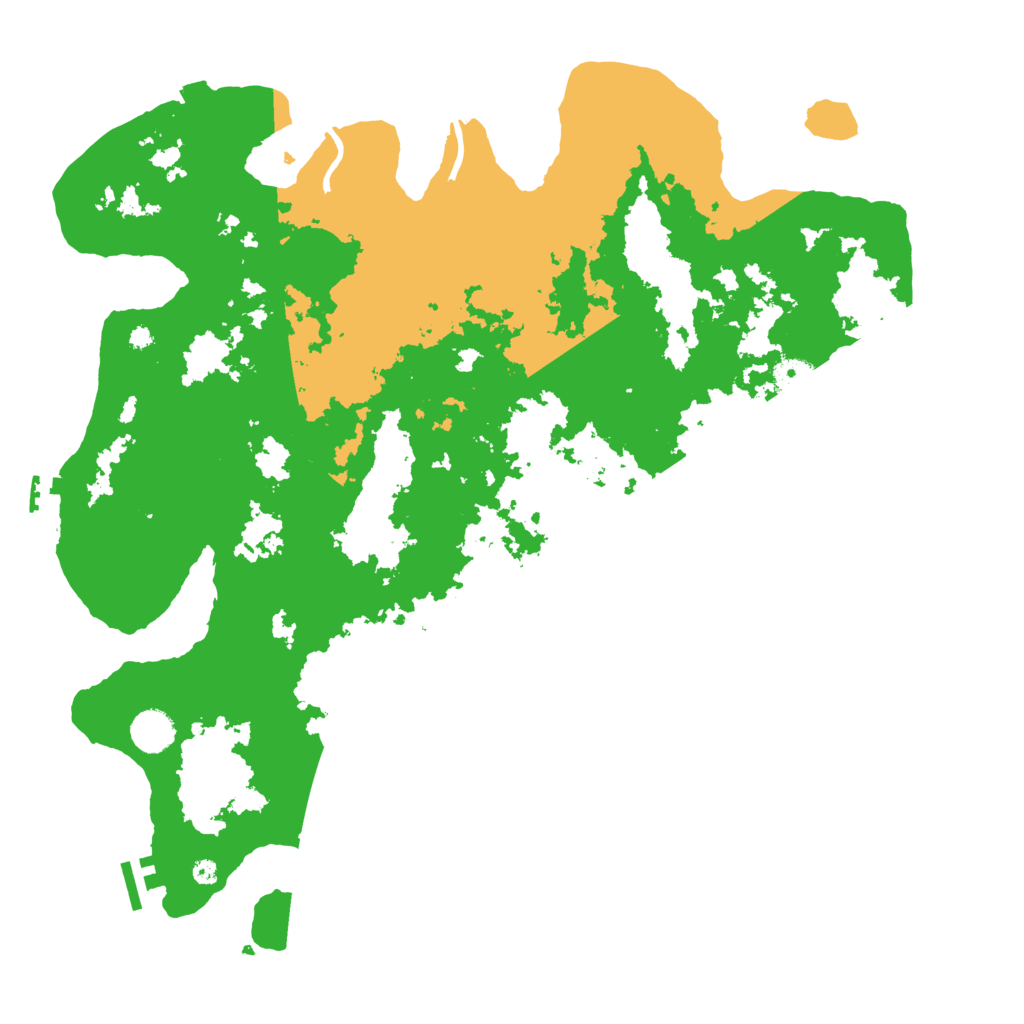 Biome Rust Map: Procedural Map, Size: 4200, Seed: 70804