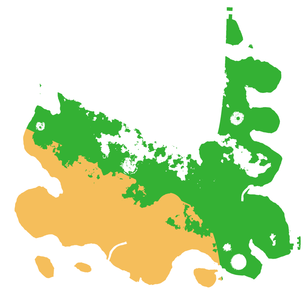 Biome Rust Map: Procedural Map, Size: 3500, Seed: 6262468