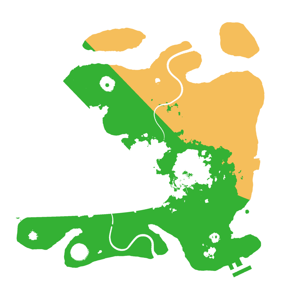 Biome Rust Map: Procedural Map, Size: 3000, Seed: 575671