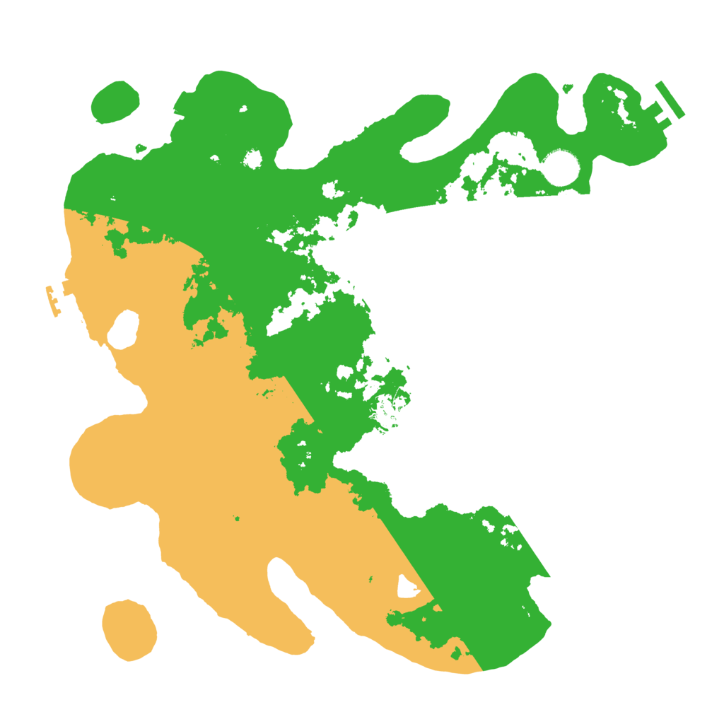 Biome Rust Map: Procedural Map, Size: 3500, Seed: 256307311