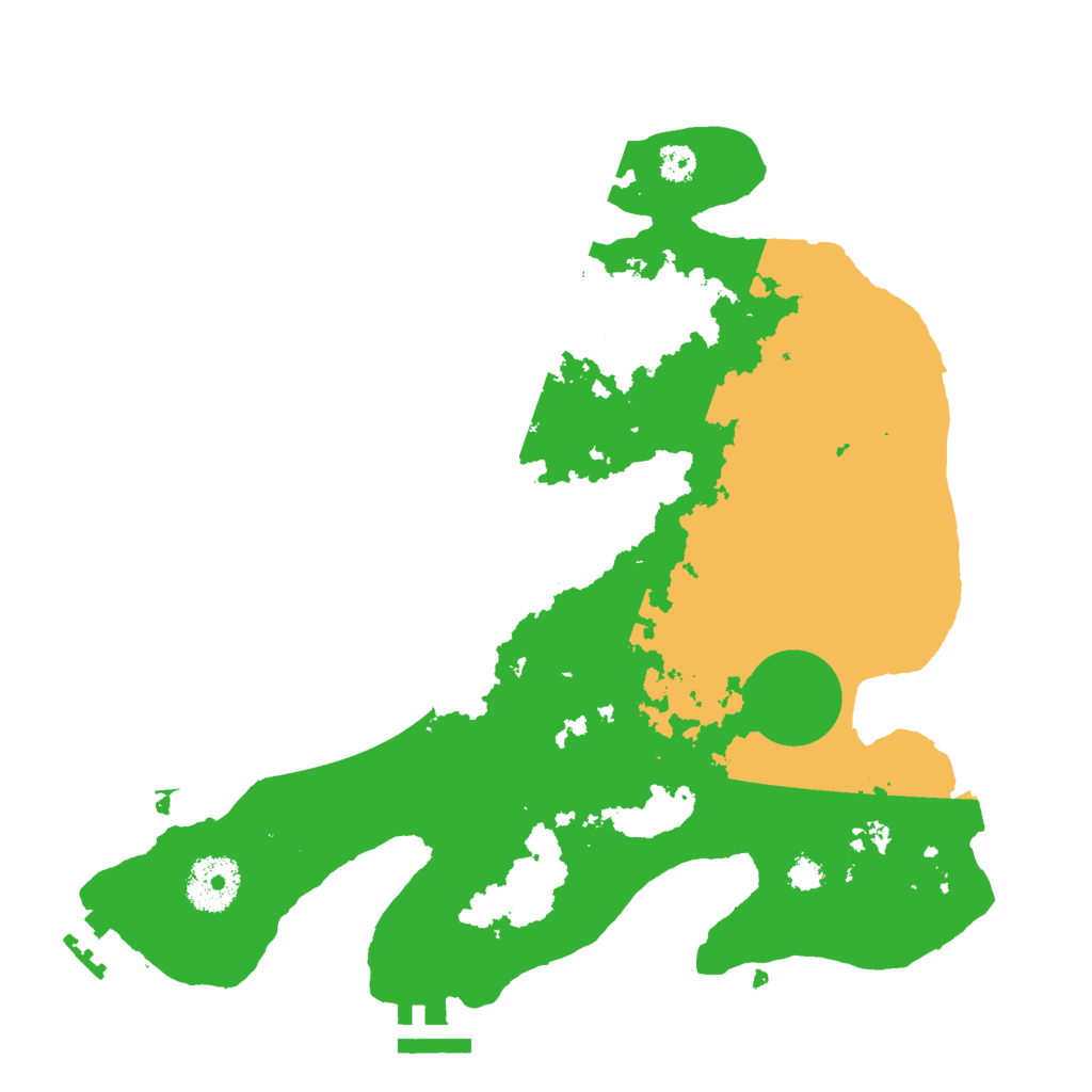 Biome Rust Map: Procedural Map, Size: 3000, Seed: 23816