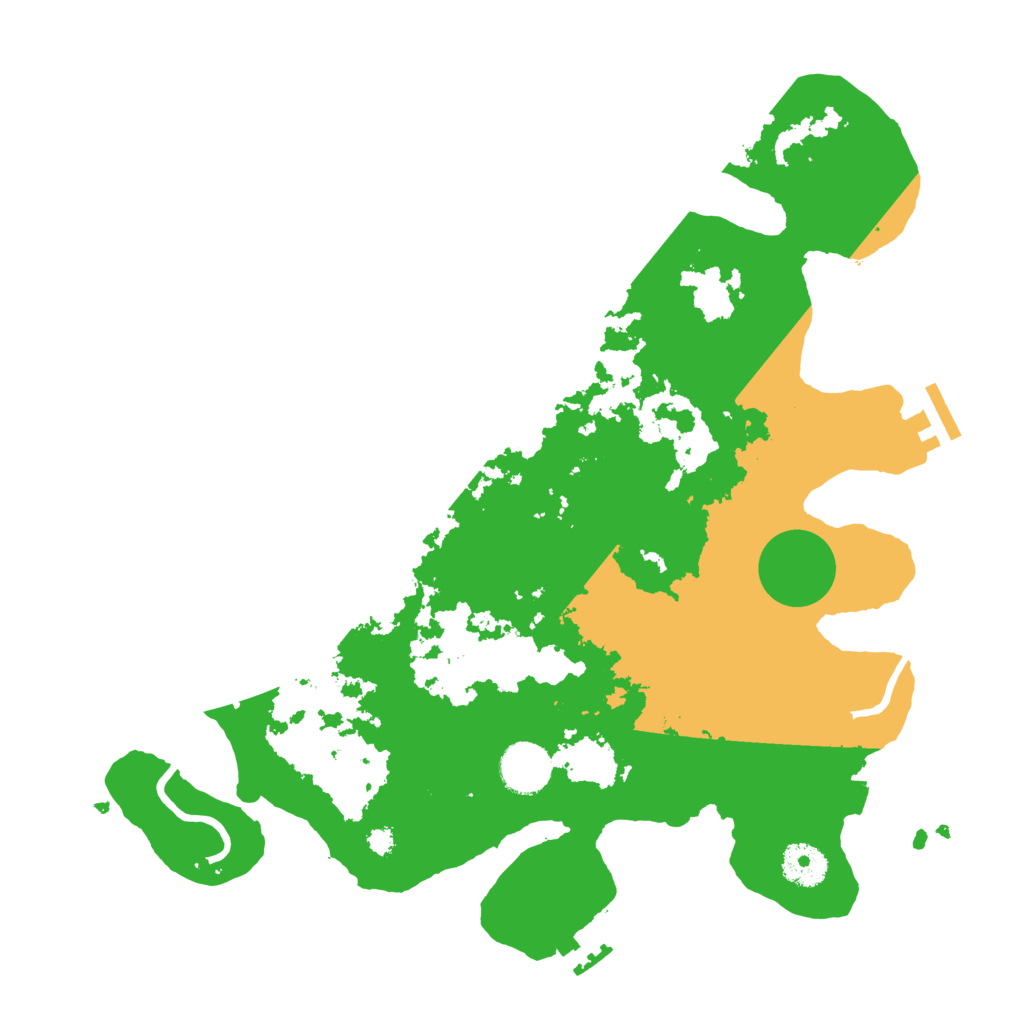 Biome Rust Map: Procedural Map, Size: 3500, Seed: 236895047