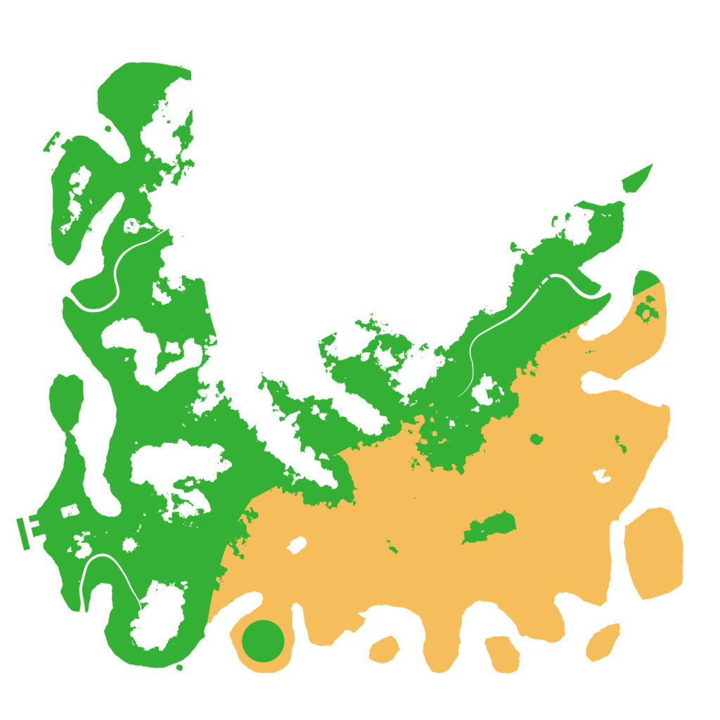Biome Rust Map: Procedural Map, Size: 4500, Seed: 21031