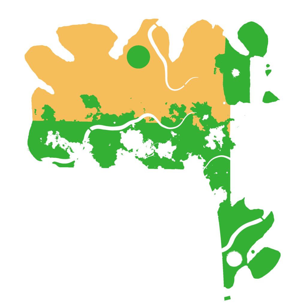 Biome Rust Map: Procedural Map, Size: 3500, Seed: 831196162