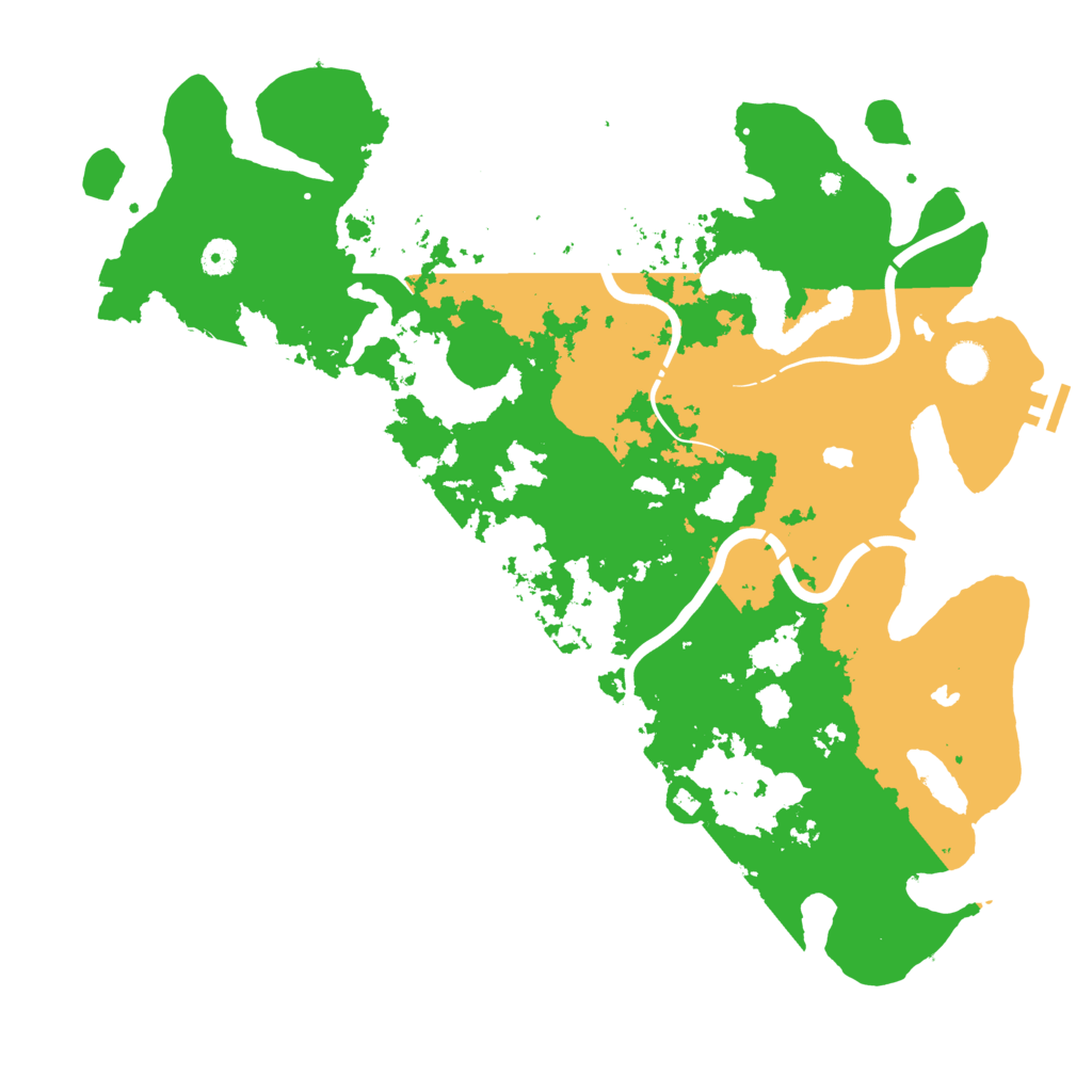 Biome Rust Map: Procedural Map, Size: 4500, Seed: 1814748653