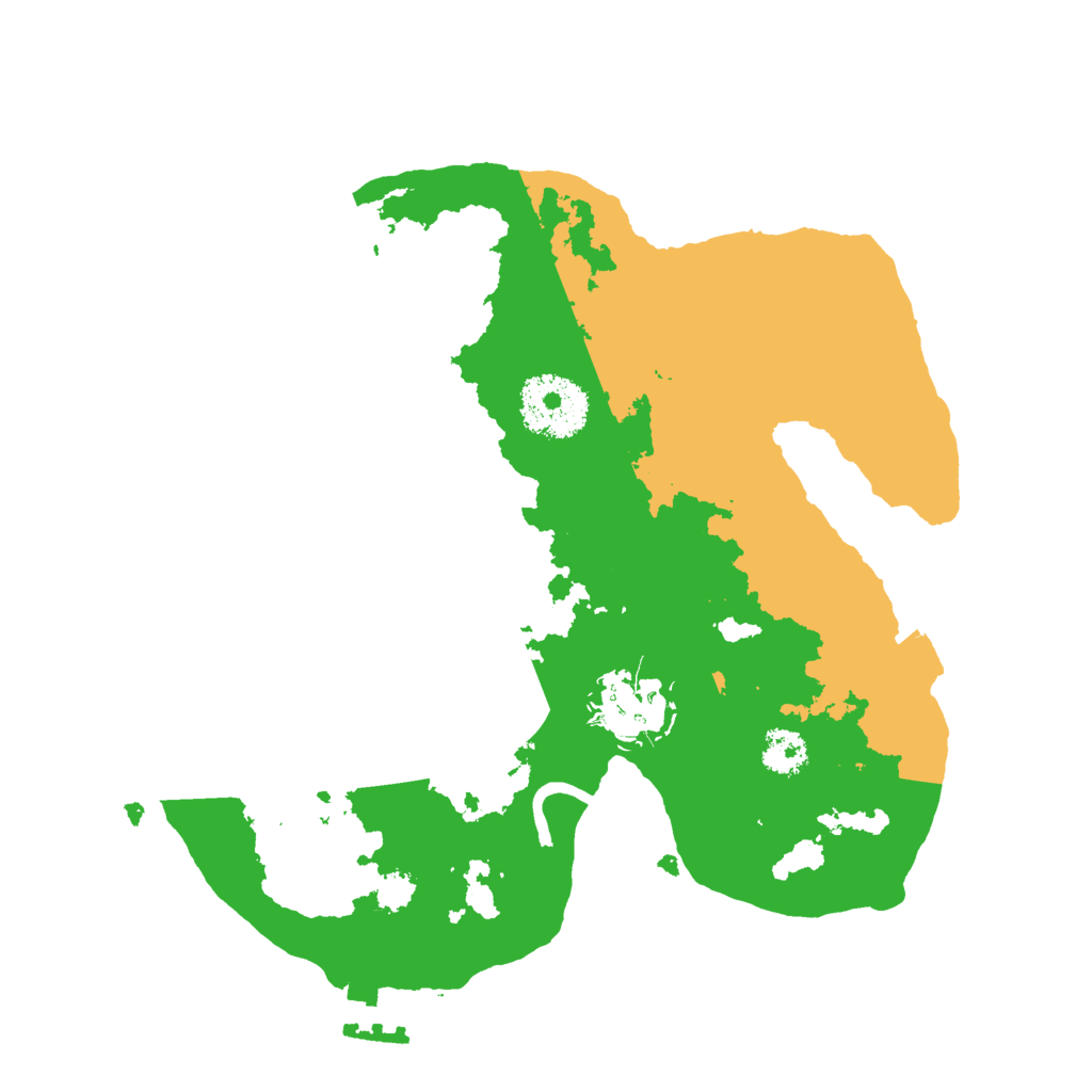 Biome Rust Map: Procedural Map, Size: 2500, Seed: 50030