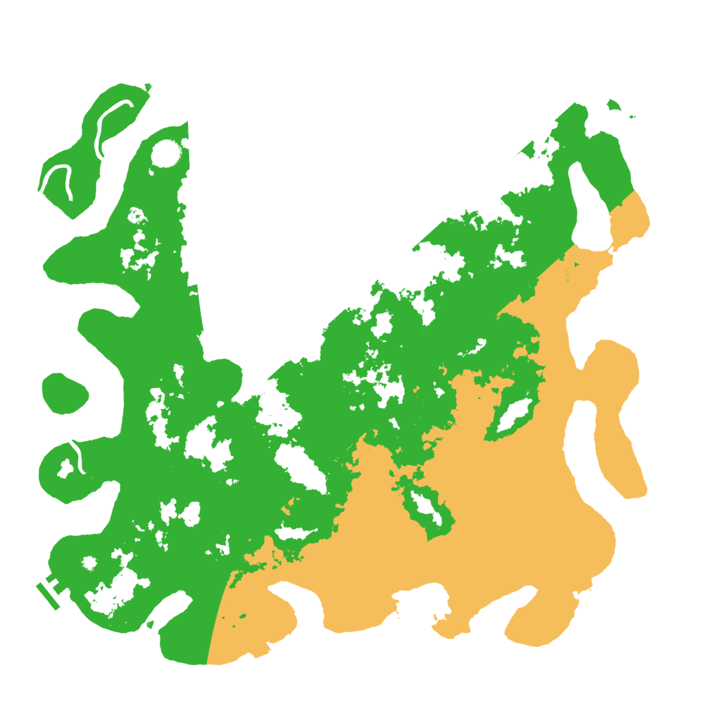 Biome Rust Map: Procedural Map, Size: 4500, Seed: 1863867386