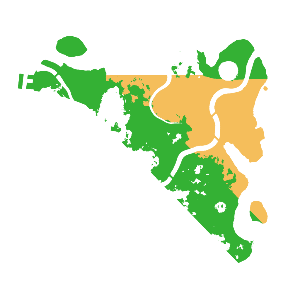 Biome Rust Map: Procedural Map, Size: 2800, Seed: 734797410