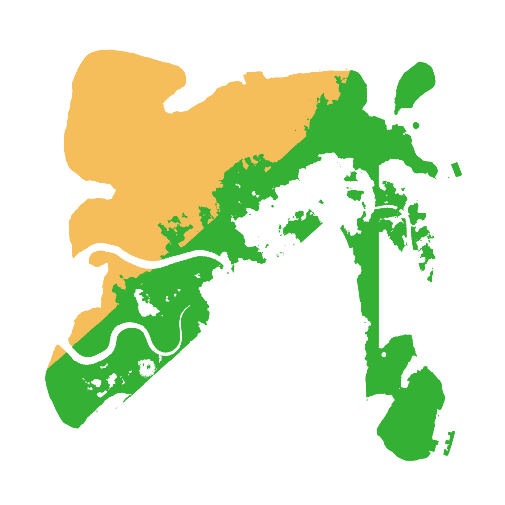 Biome Rust Map: Procedural Map, Size: 3000, Seed: 848407009