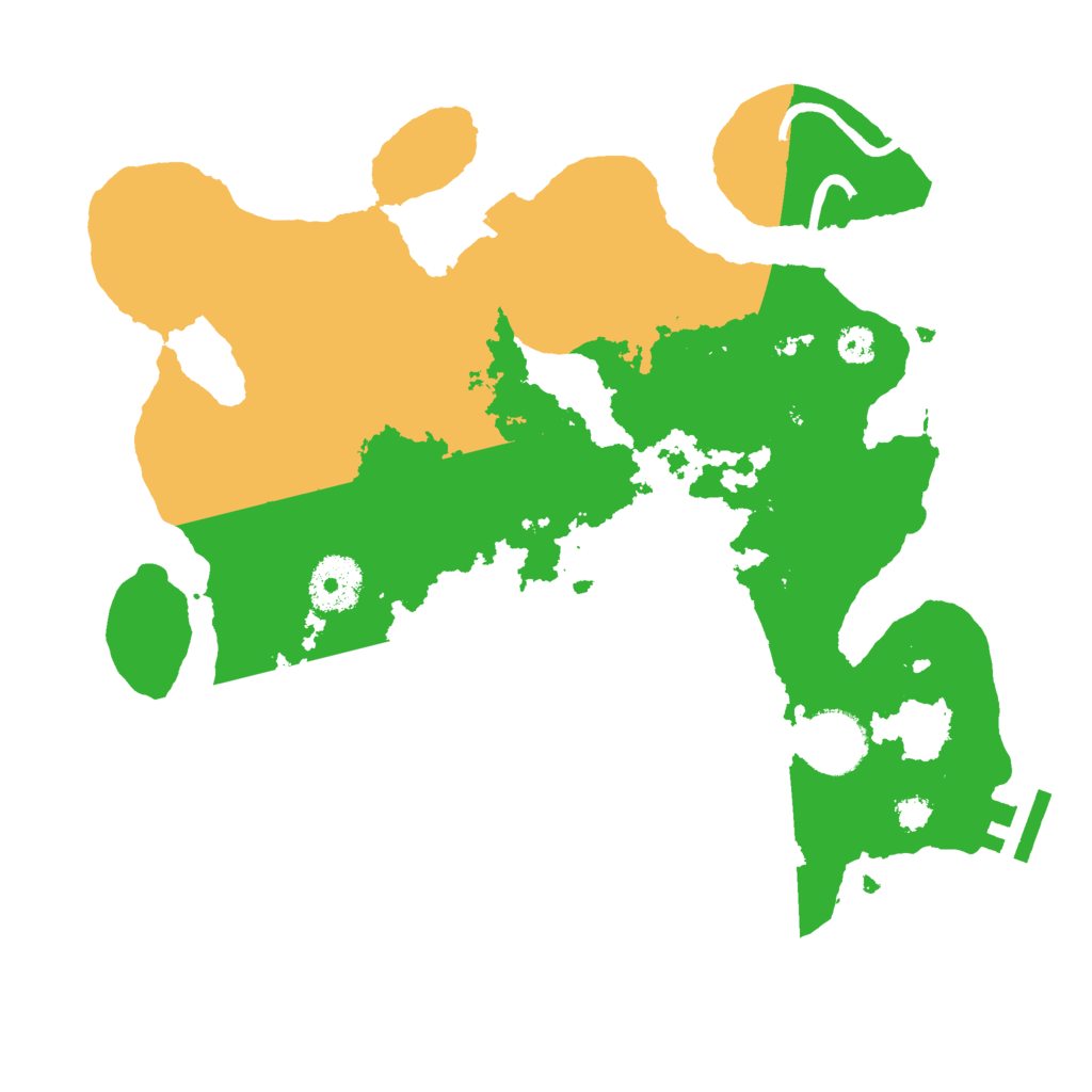 Biome Rust Map: Procedural Map, Size: 3000, Seed: 757198802