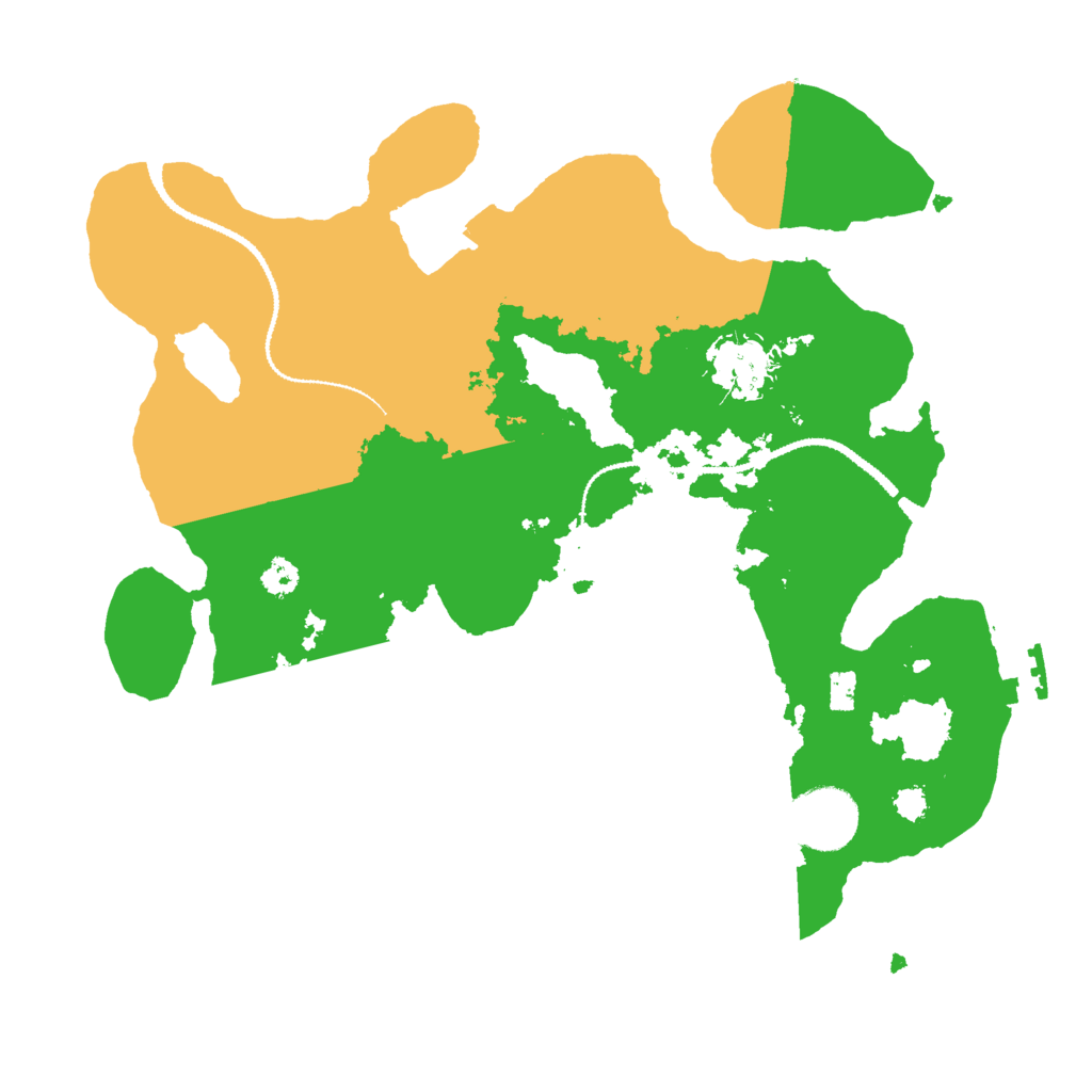 Biome Rust Map: Procedural Map, Size: 3000, Seed: 757198802