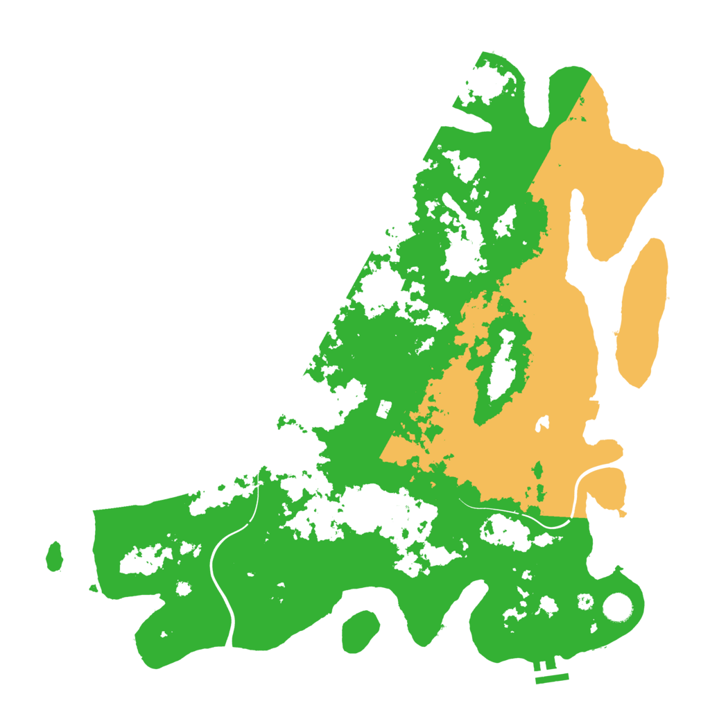Biome Rust Map: Procedural Map, Size: 4300, Seed: 37631